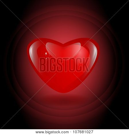 3d Red Reart