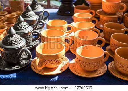 Thai Traditional Clay Pottery