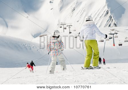 Ski lesson