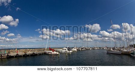 Boat in Denmark (vaedbaek) (shot with tilt and shift)