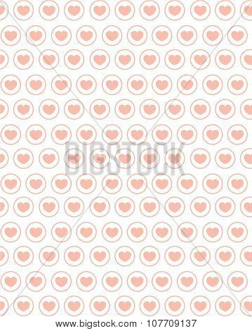 Cute Vector Heart Pattern