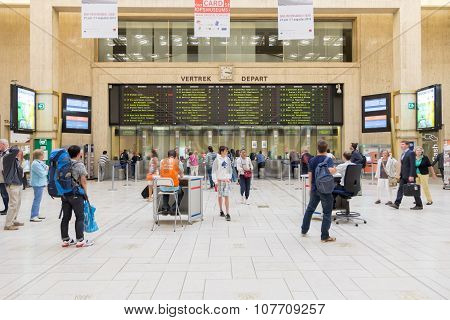 Brussels Central Train Station