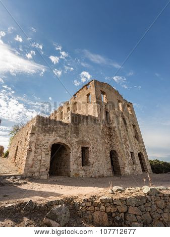 Chateau Of Pierre-napoleon Bonaparte Between Calvi And Galeria In Corsica