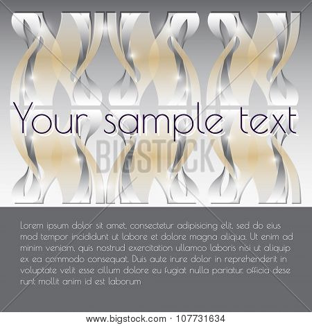 Vector  abstract  background with  place for your text. Flexible lines and colors style.