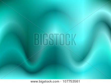 Cyan abstract wave background