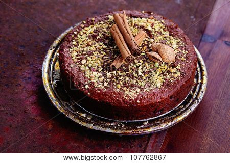 homemade chocolate cake - sweet food