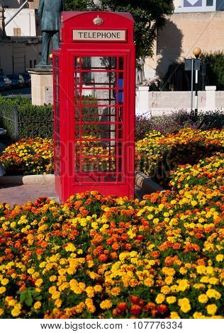 Red Telephone Box Mold English