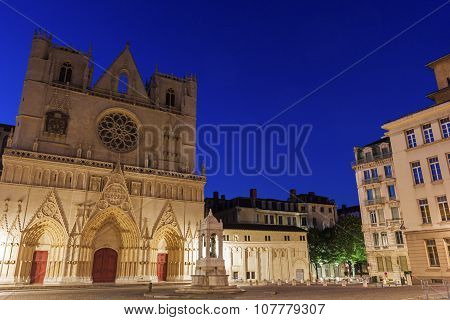 Lyon Cathedral In France