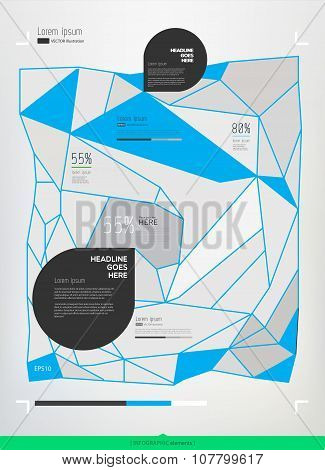 Vector, modern, element on light background