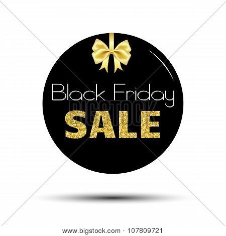 Black Friday Sale  Round Banner