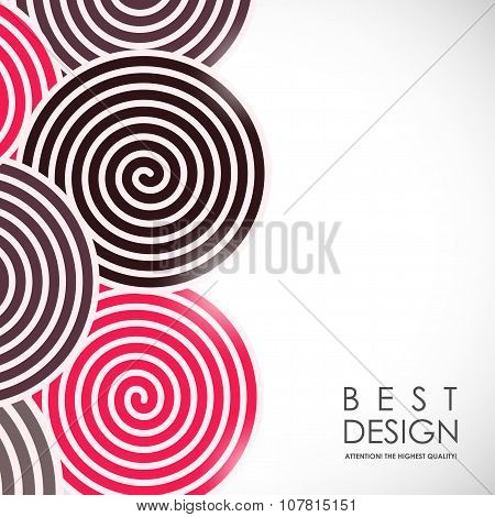 Spiral abstract background