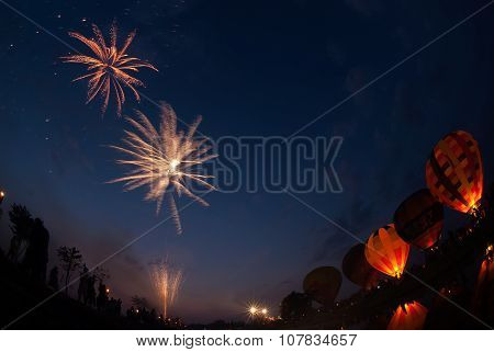 Hot Air Balloon In Thailand International Balloon Festival 2009.