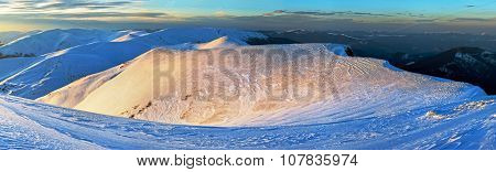 Evening Mountain Gold