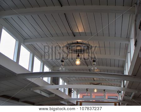 Ceiling In The Train