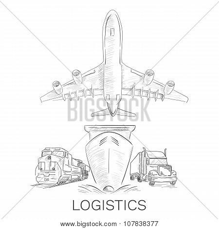 Logistics sign
