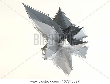 Abstract element white
