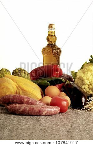 Vegetables And Meat With Chicken