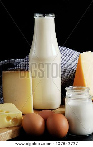 Dairy Products Milk ,cheese And Eggs