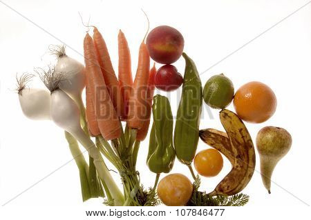 Vegetables and fruit