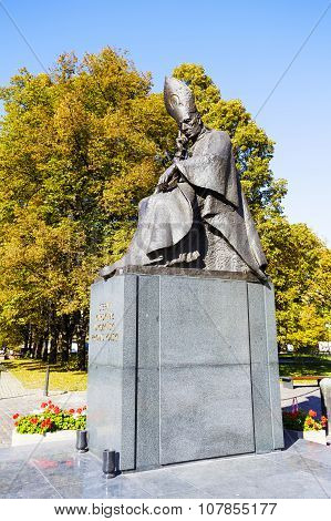 Statue Of Cardinal Primate Stefan Wyszynski