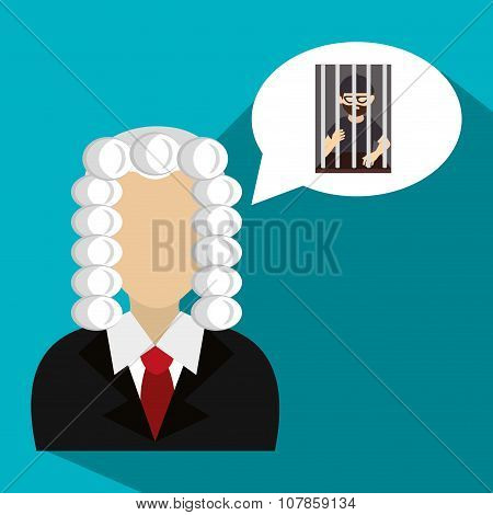 Law and legal justice graphic