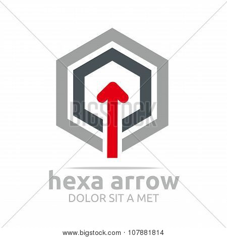 Logo Hexa Arrow