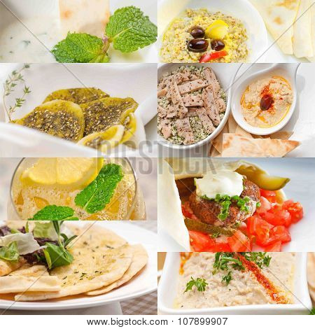 Middle East Food Collage