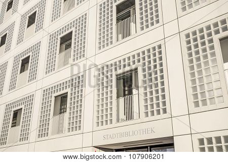 Municipal Public Library (stadtbibliothek) Of Stuttgart