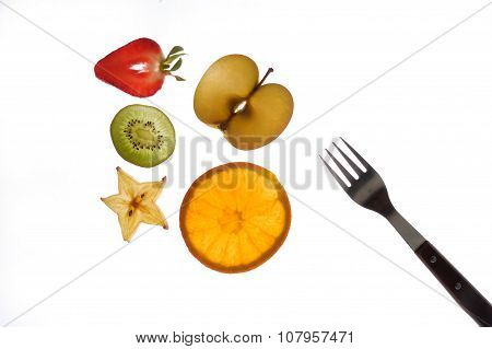 Sectioned fruit