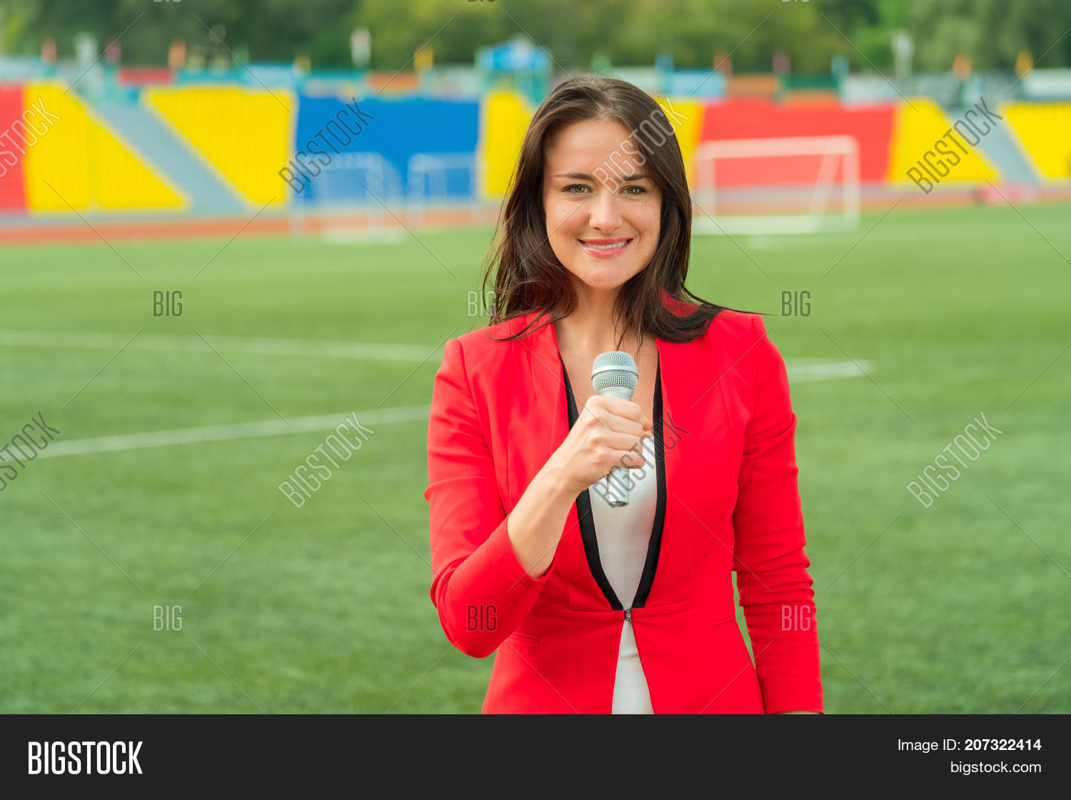 Young Girl TV Reporter Image & Photo (Free Trial) Bigstock