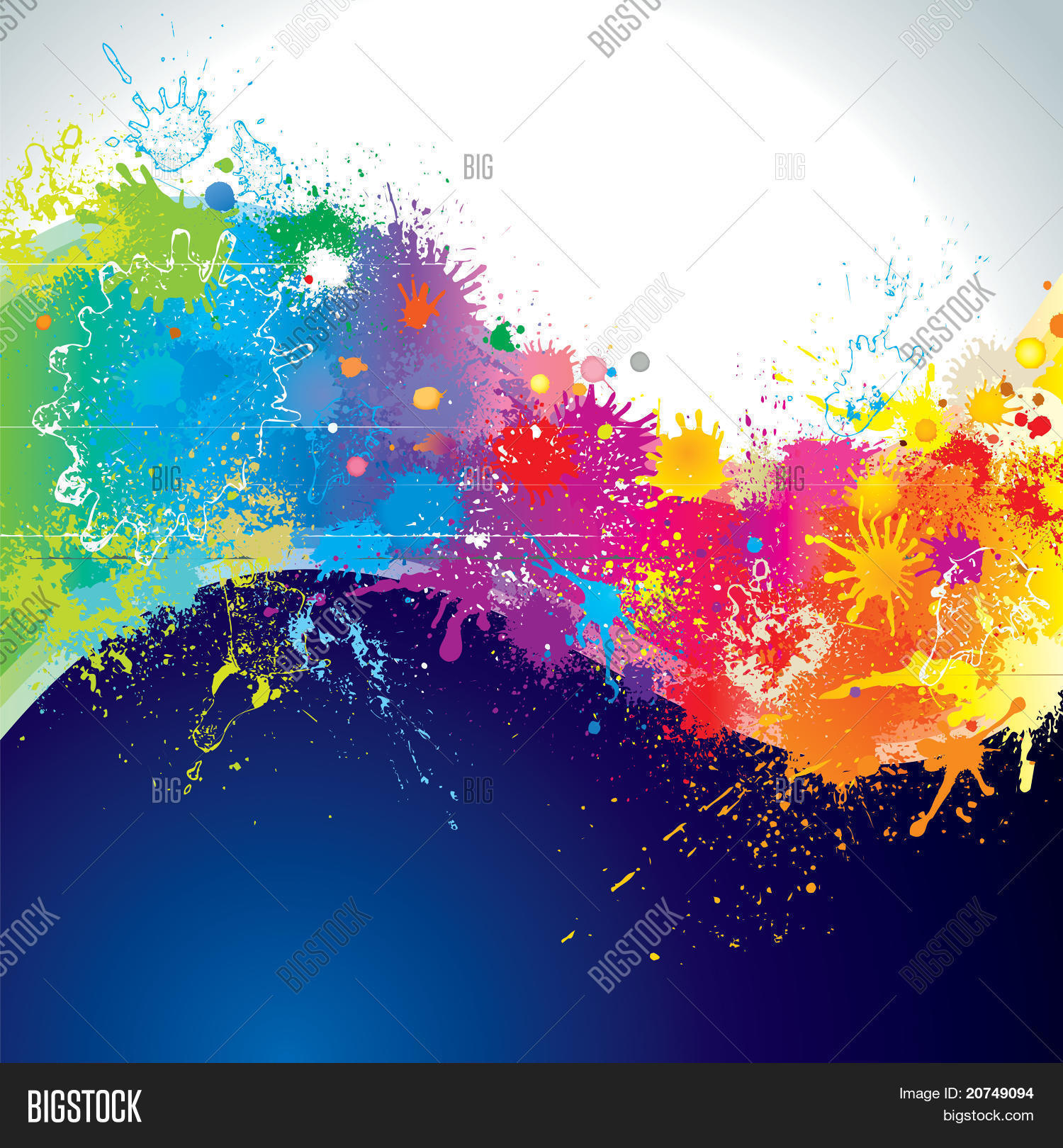 Paints Wave Vector & Photo (Free Trial) Bigstock