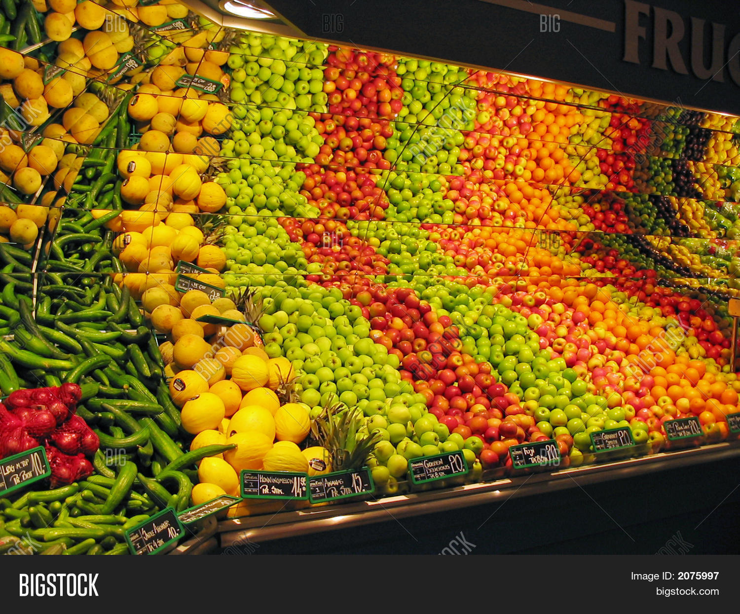 Display Fruits Vegetables Image & Photo Bigstock