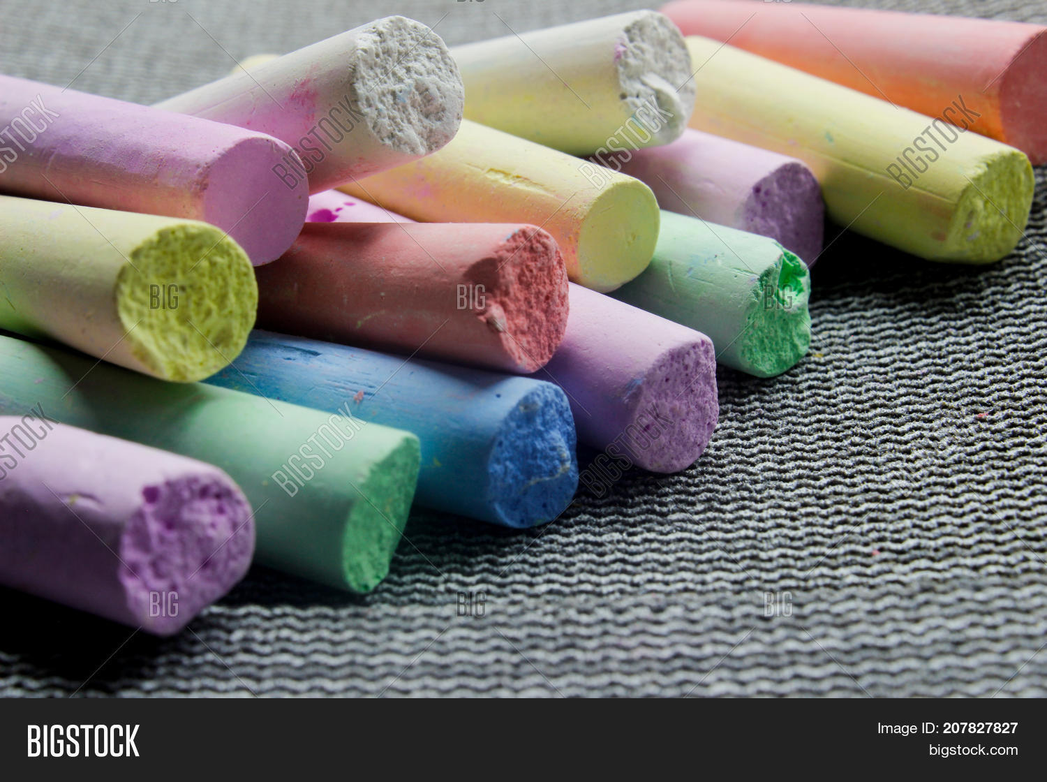 Multicolored Chalk On Image & Photo (Free Trial) Bigstock
