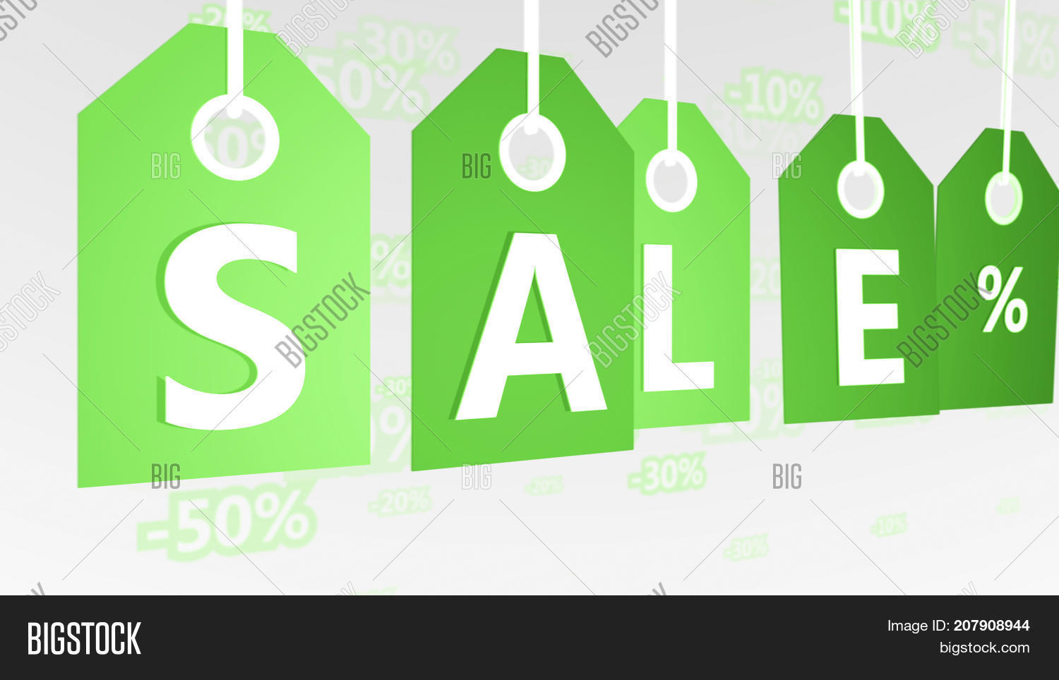 Green Sales Tags Image & Photo (Free Trial) Bigstock