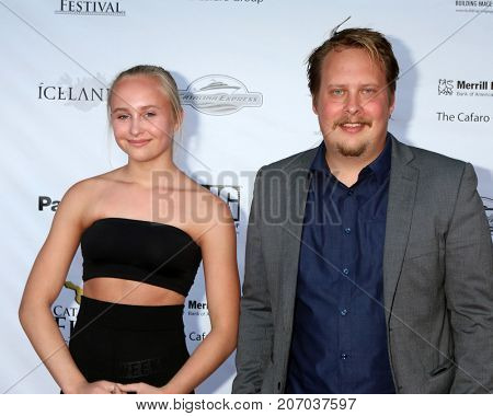 LOS ANGELES - SEP 29:  Mia Nyland, Simen Nyland at the Catalina Film Festival - September 29 2017 at the Casino on Catalina Island on September 29, 2017 in Avalon, CA