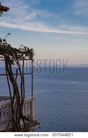 Amalfi Campania Italy 12 March 2017.swider Of The Amalfi Coast Where It Highlights The Marvelous Col