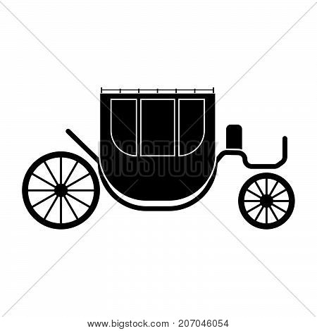 Carriage Black Icon .