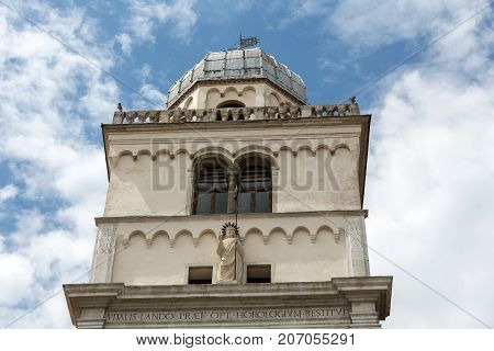 Tower of Palazzo del Capitanio in Padua Italy