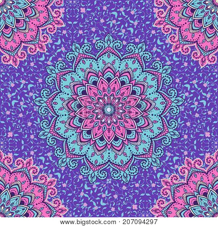 Islamic floral pattern in Victorian style. Ornamental for Card for cafe, shop, print, banner, wedding invitation, book cover, certificate. Save the date. India, Arabic Dubai turkish Islam