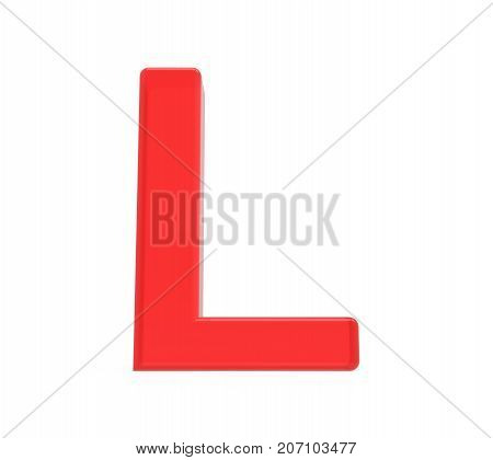 Red Letter L Image & Photo (Free Trial) | Bigstock