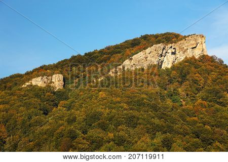 Alpine landscape in Cernei Mountains, Romania, Europe