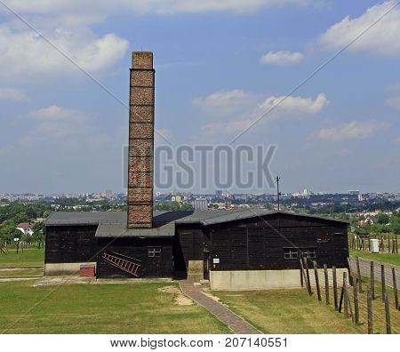 Majdanek Concentration Camp On The Outskirts Of Lublin