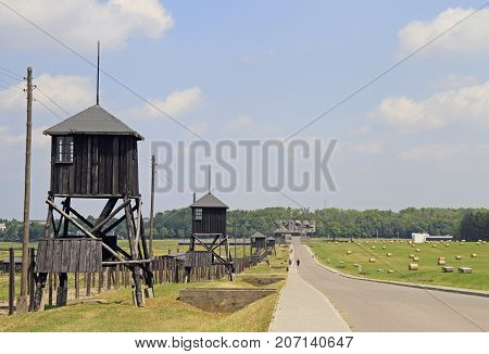 Majdanek Concentration Camp On The Outskirts Of Lublin