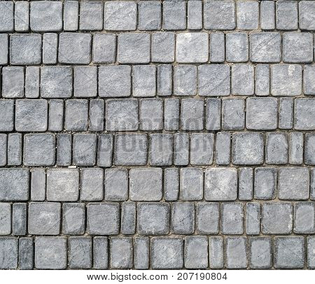 Stoneblocks tiled texture. Old floor surface background