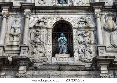 Ruins of St. Paul´s Church in Macao.