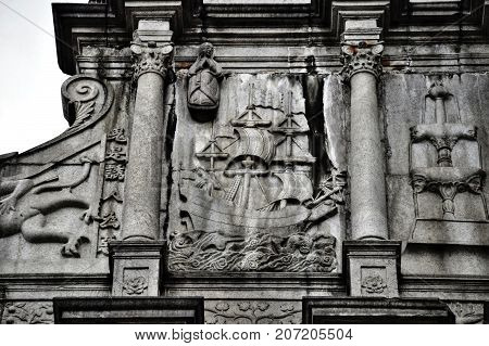 Ruins of St. Paul´s Church in Macao.