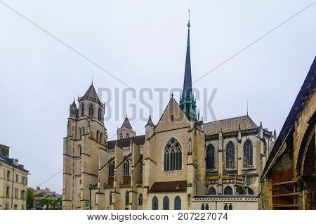 The Cathedral In Dijon