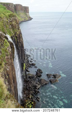 Landscape views of the Isle of Skye in Scotland, UK