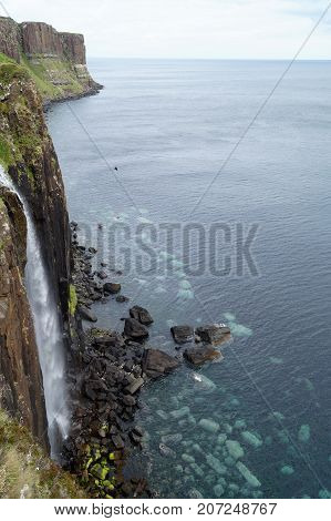 Landscape views of the Isle of Skye in Scotland, UK