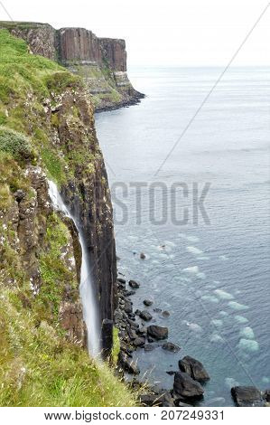 Landscape views of the Isle of Skye in Scotland, UK